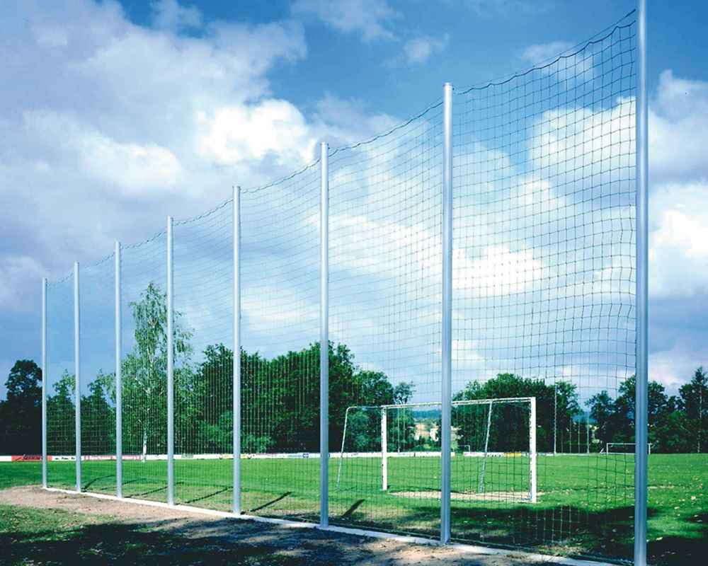 Ballfangnetz Meterware Höhe 3 m olivgrün  Maschenweite 5 cm  Ballnetz Netz 